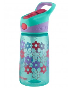 Contigo Kids Striker Water Bottle 14oz - Ultramarine Lilies